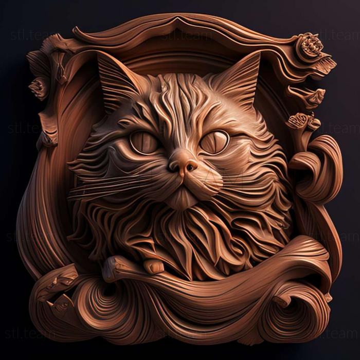 3D model cat (STL)